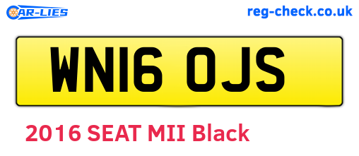 WN16OJS are the vehicle registration plates.