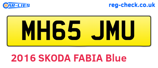 MH65JMU are the vehicle registration plates.