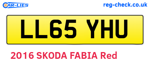 LL65YHU are the vehicle registration plates.