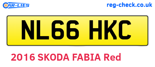 NL66HKC are the vehicle registration plates.