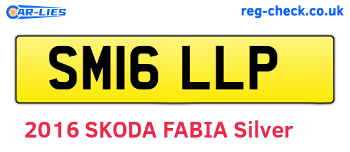 SM16LLP are the vehicle registration plates.