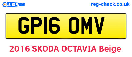 GP16OMV are the vehicle registration plates.