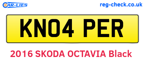 KN04PER are the vehicle registration plates.