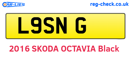 L9SNG are the vehicle registration plates.