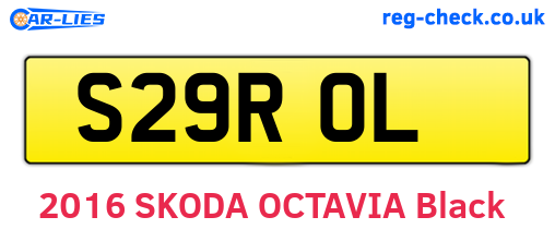 S29ROL are the vehicle registration plates.