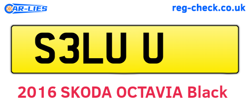 S3LUU are the vehicle registration plates.