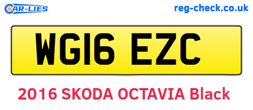WG16EZC are the vehicle registration plates.
