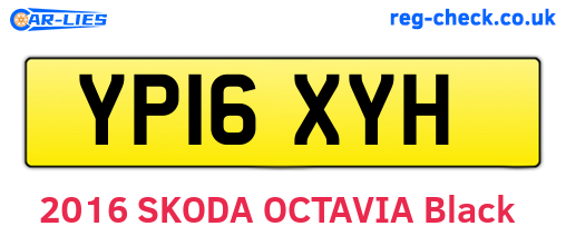 YP16XYH are the vehicle registration plates.