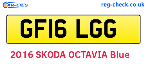 GF16LGG are the vehicle registration plates.