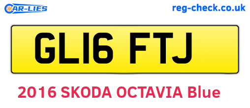 GL16FTJ are the vehicle registration plates.