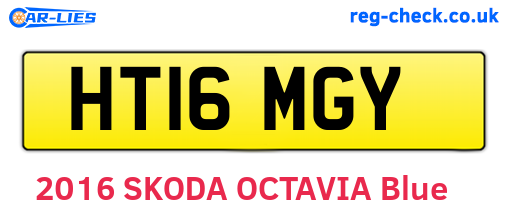 HT16MGY are the vehicle registration plates.