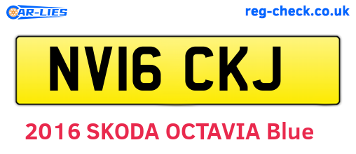 NV16CKJ are the vehicle registration plates.