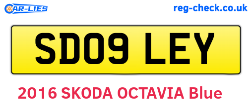 SD09LEY are the vehicle registration plates.