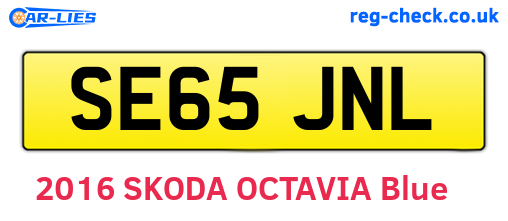 SE65JNL are the vehicle registration plates.