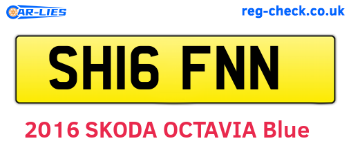 SH16FNN are the vehicle registration plates.