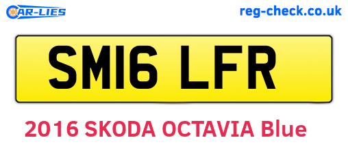 SM16LFR are the vehicle registration plates.