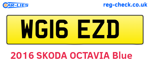 WG16EZD are the vehicle registration plates.