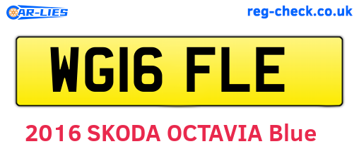 WG16FLE are the vehicle registration plates.
