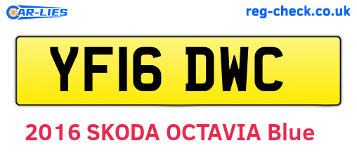 YF16DWC are the vehicle registration plates.