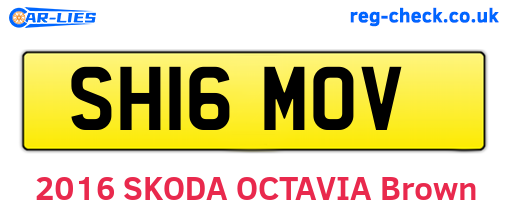 SH16MOV are the vehicle registration plates.