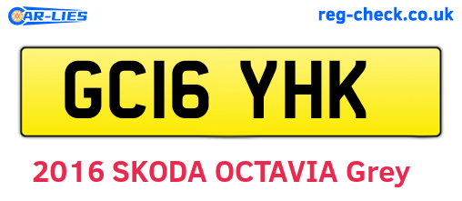 GC16YHK are the vehicle registration plates.