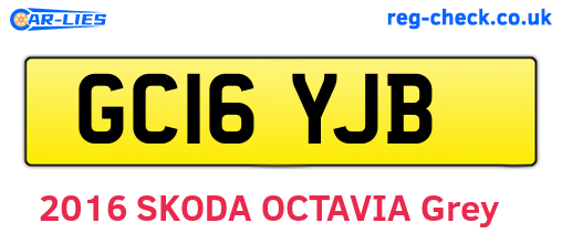 GC16YJB are the vehicle registration plates.