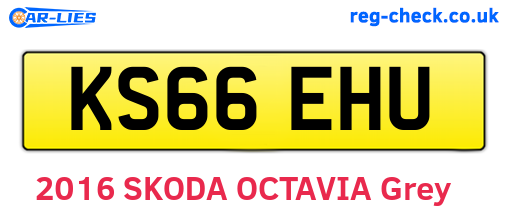 KS66EHU are the vehicle registration plates.