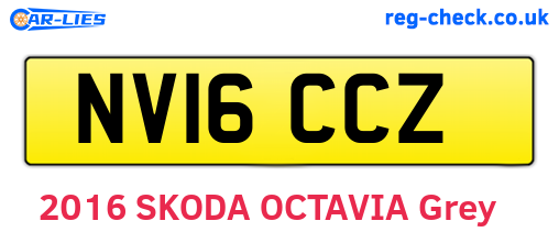 NV16CCZ are the vehicle registration plates.