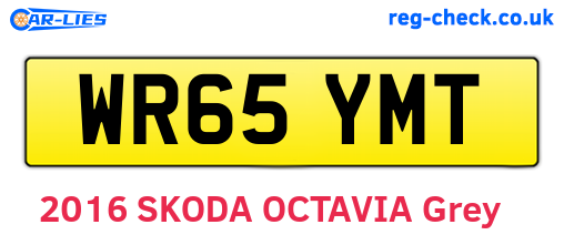 WR65YMT are the vehicle registration plates.