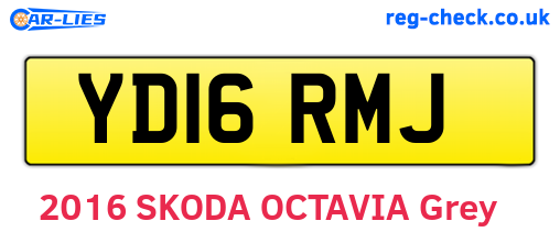 YD16RMJ are the vehicle registration plates.