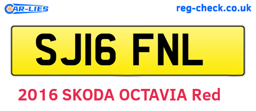 SJ16FNL are the vehicle registration plates.