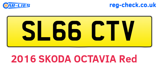 SL66CTV are the vehicle registration plates.