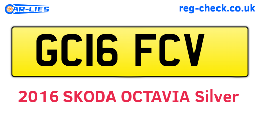 GC16FCV are the vehicle registration plates.