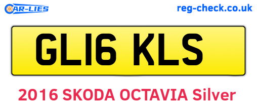 GL16KLS are the vehicle registration plates.