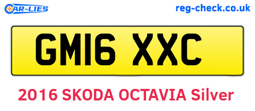 GM16XXC are the vehicle registration plates.