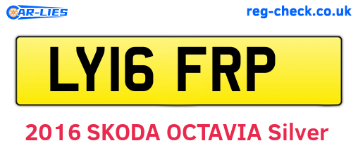 LY16FRP are the vehicle registration plates.