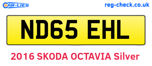 ND65EHL are the vehicle registration plates.