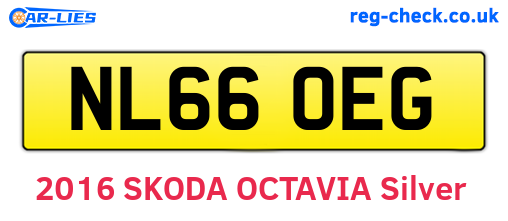 NL66OEG are the vehicle registration plates.
