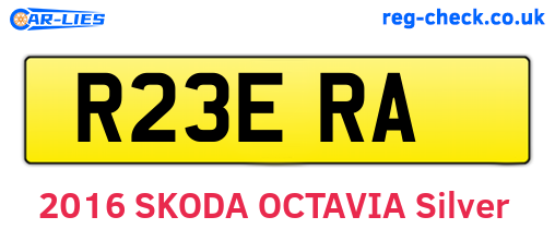 R23ERA are the vehicle registration plates.