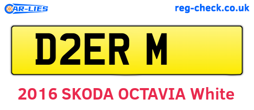 D2ERM are the vehicle registration plates.
