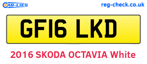 GF16LKD are the vehicle registration plates.
