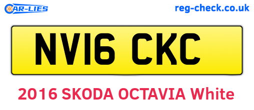 NV16CKC are the vehicle registration plates.
