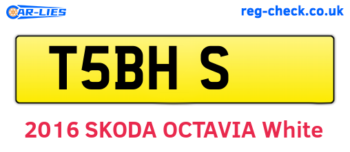 T5BHS are the vehicle registration plates.