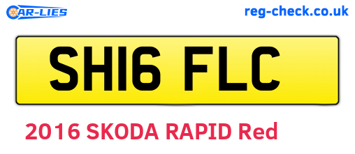 SH16FLC are the vehicle registration plates.