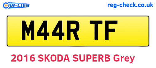 M44RTF are the vehicle registration plates.