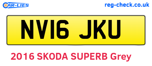 NV16JKU are the vehicle registration plates.
