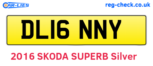 DL16NNY are the vehicle registration plates.