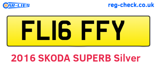 FL16FFY are the vehicle registration plates.