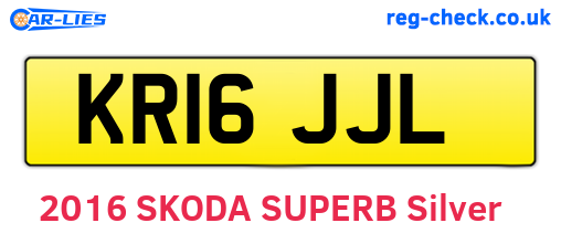 KR16JJL are the vehicle registration plates.