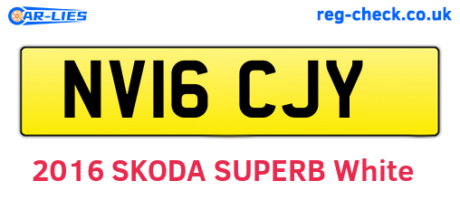 NV16CJY are the vehicle registration plates.